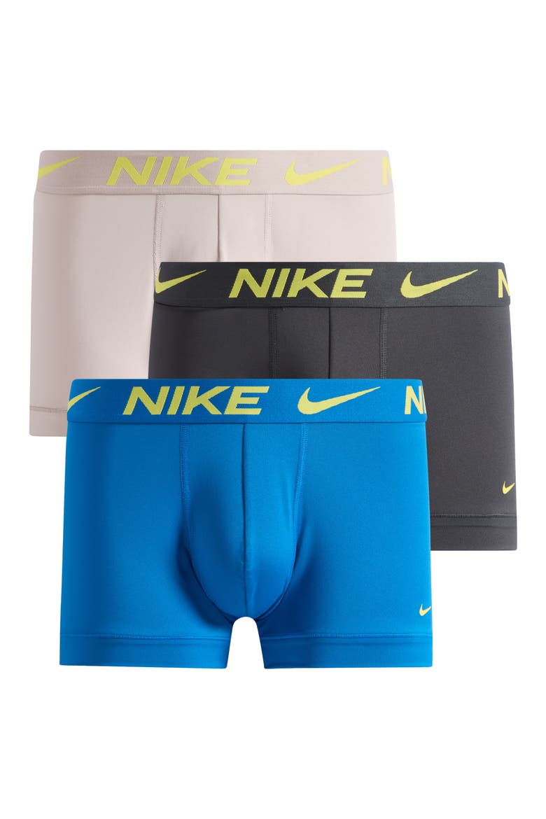3-Pack Dri-FIT Essential Micro Trunks, Alternate, color, OCEAN