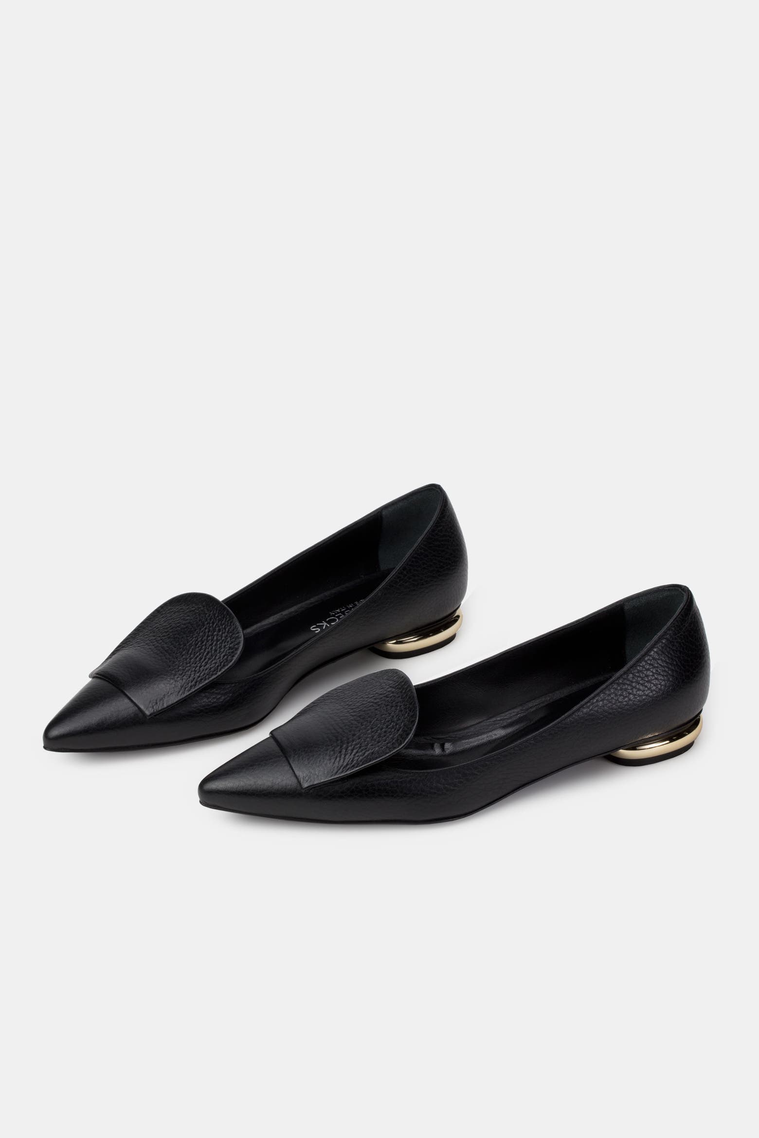 BELLS & BECKS Lia Pointed Toe Loafer, Alternate, color, Black