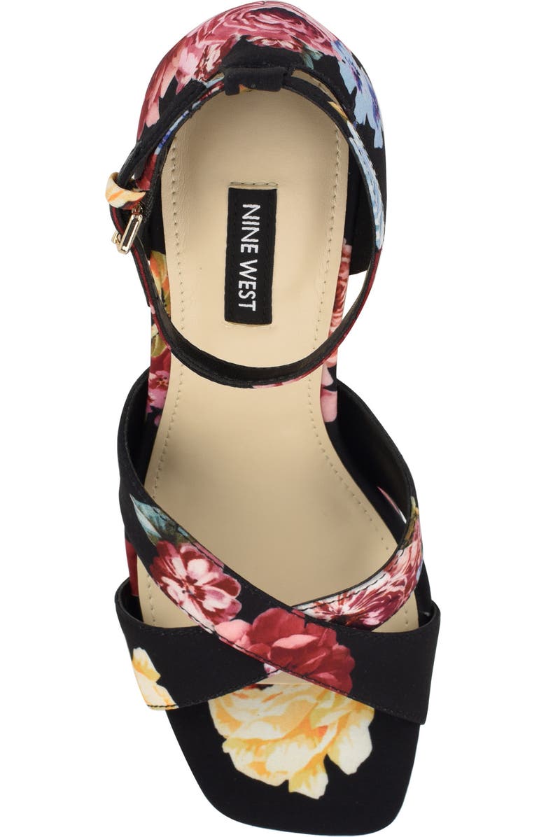 Nine West Vicky Ankle Strap Platform Sandal, Alternate, color,