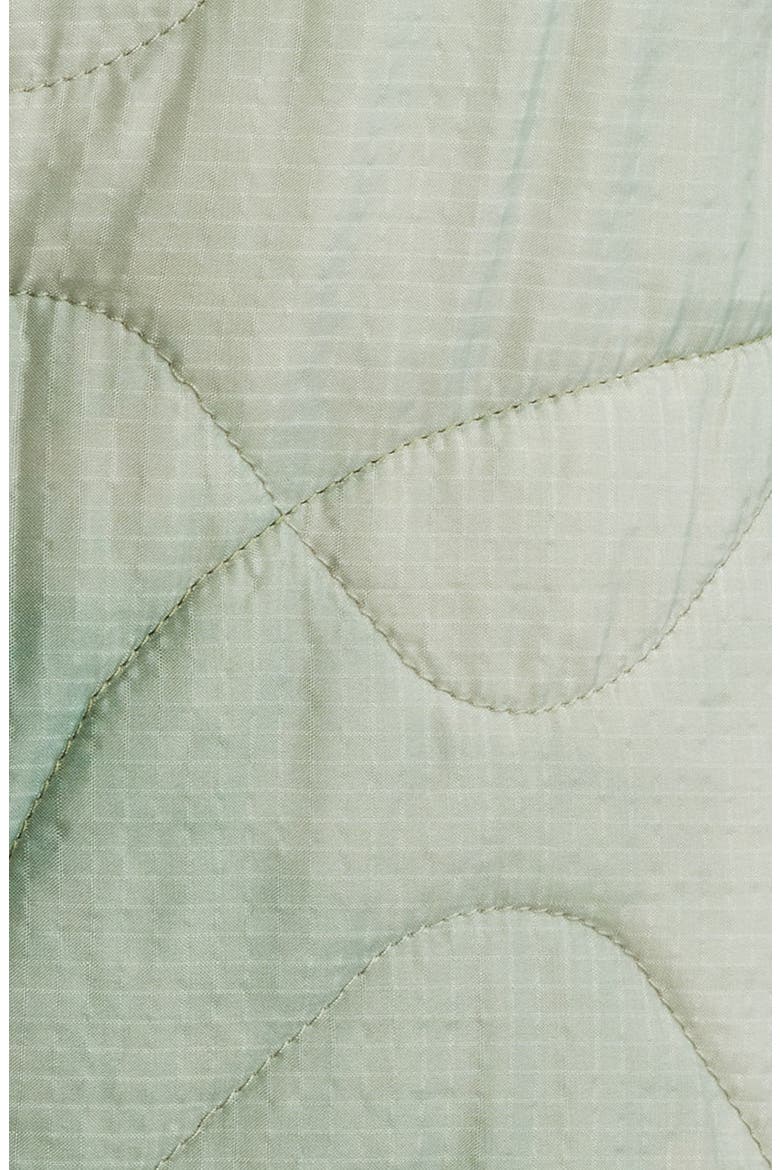The Quilted Liner Jacket, Alternate, color, MOTTLED GREEN