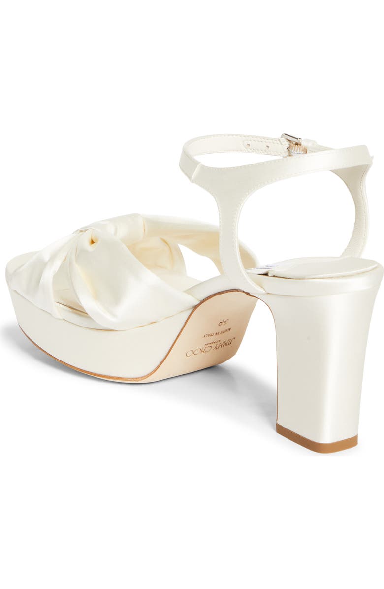 Jimmy Choo Heloise Platform Sandal, Alternate, color, Ivory