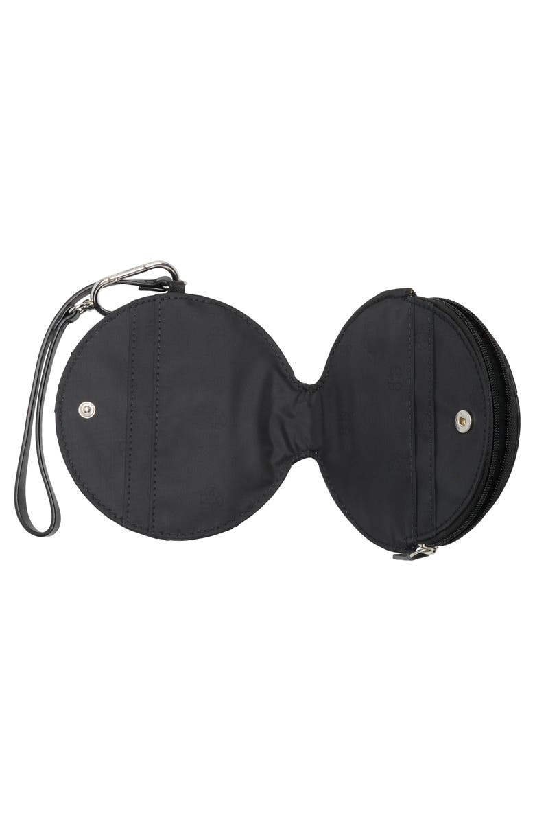 MUNDI SMALL LEATHER GOODS Ashley Quilted Wristlet Wallet, Alternate, color, Black