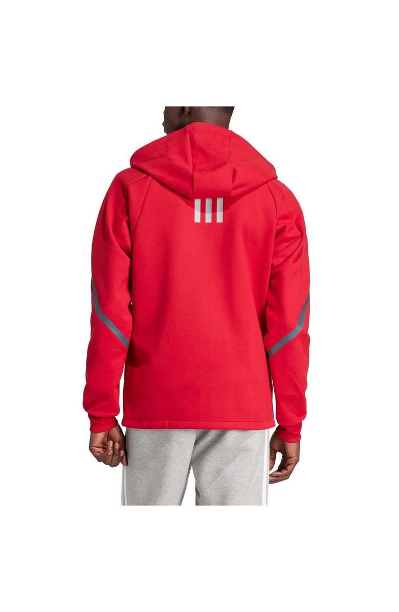 adidas Men's adidas Red Toronto FC 2024 Anthem Travel Raglan Sleeve Full-Zip Jacket, Alternate, color, Red