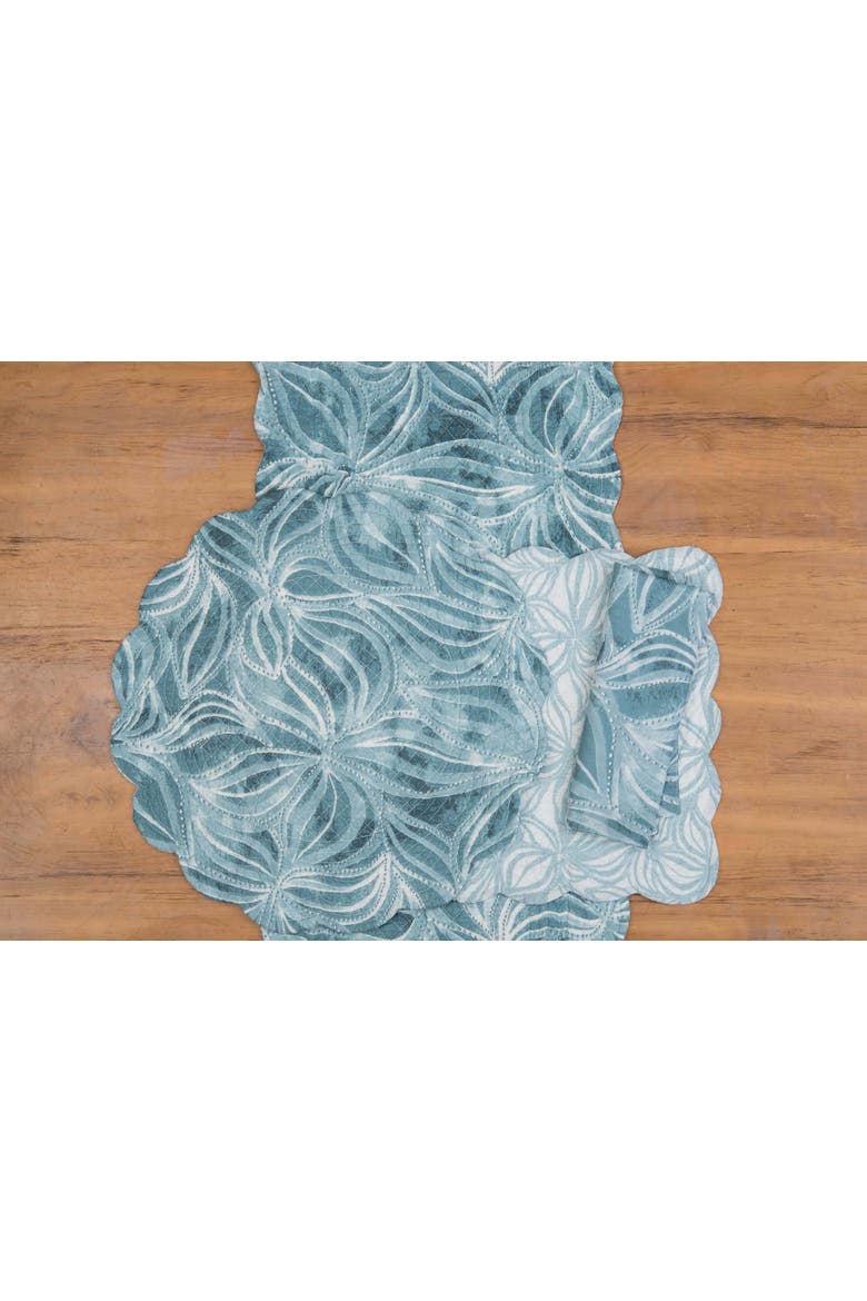 Azzurra Marine Coastal 100% Cotton Set of 6 Placemats 13" x 19", Alternate, color, Blue