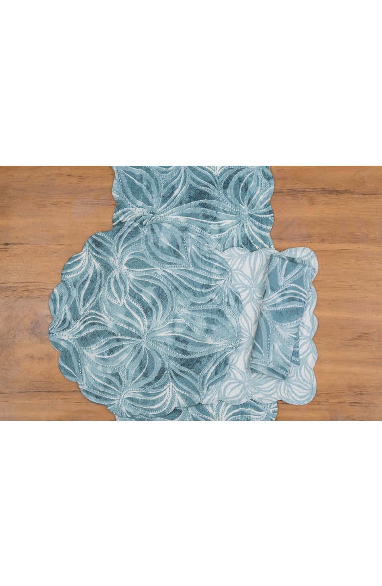 C&F Home Azzurra Marine Coastal 100% Cotton Set of 6 Placemats 13" x 19", Alternate, color, Blue