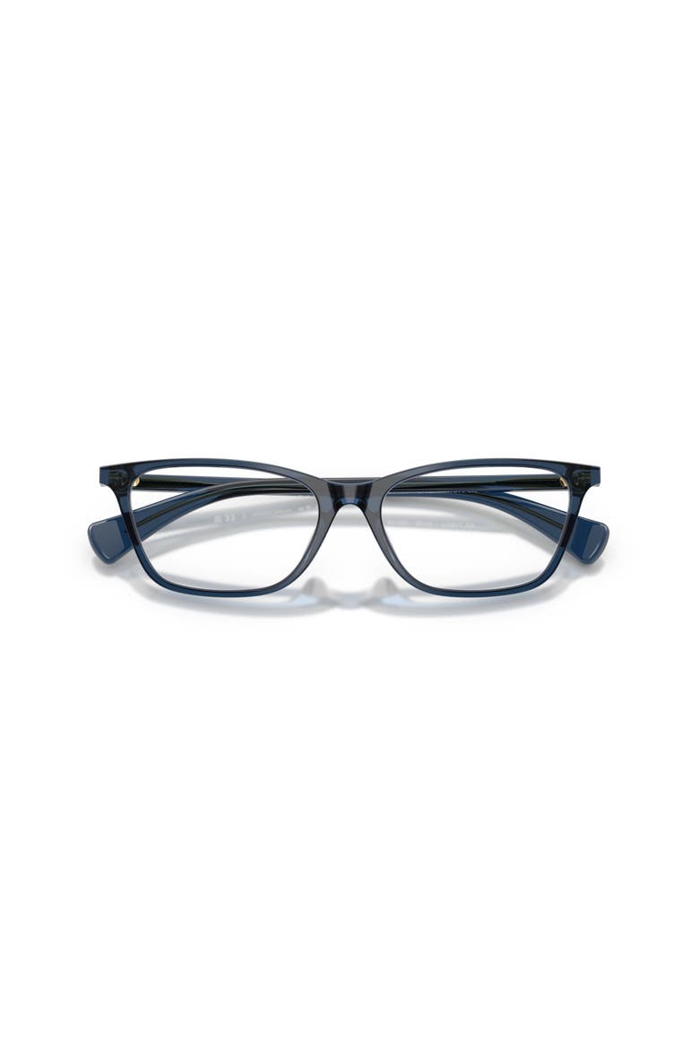 53mm Rectangle optical glasses, Alternate, color, Blue
