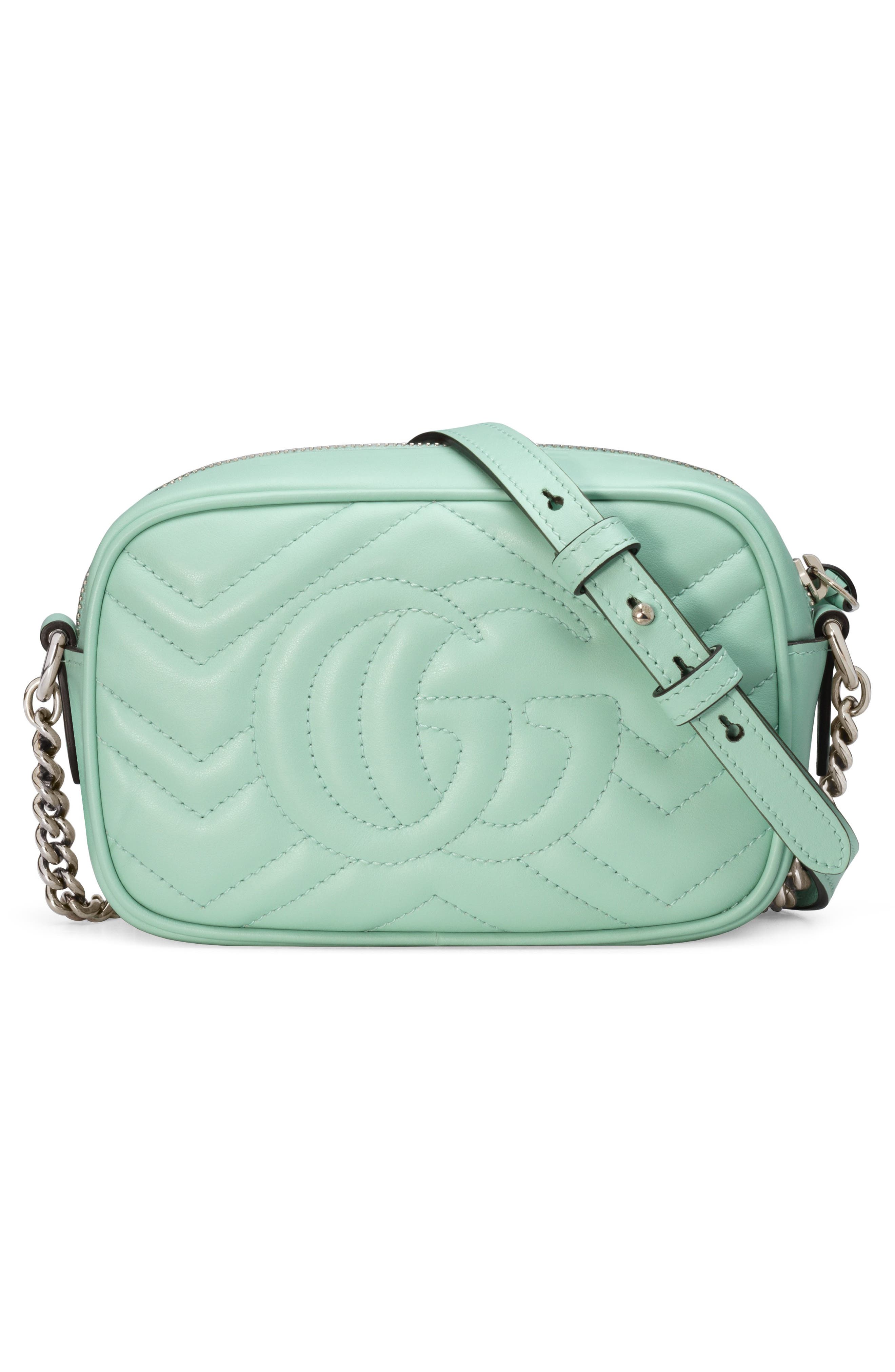Gucci Mini GG 2.0 Matelassé Leather Camera Bag, Alternate, color, 