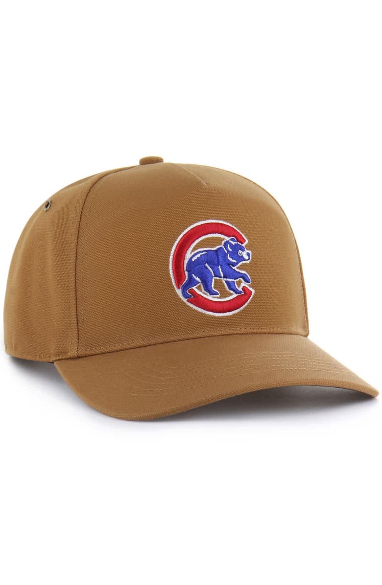 CARHARTT X 47 Men's Carhartt x '47  Brown Chicago Cubs Hitch Adjustable Hat, Alternate, color, Brown