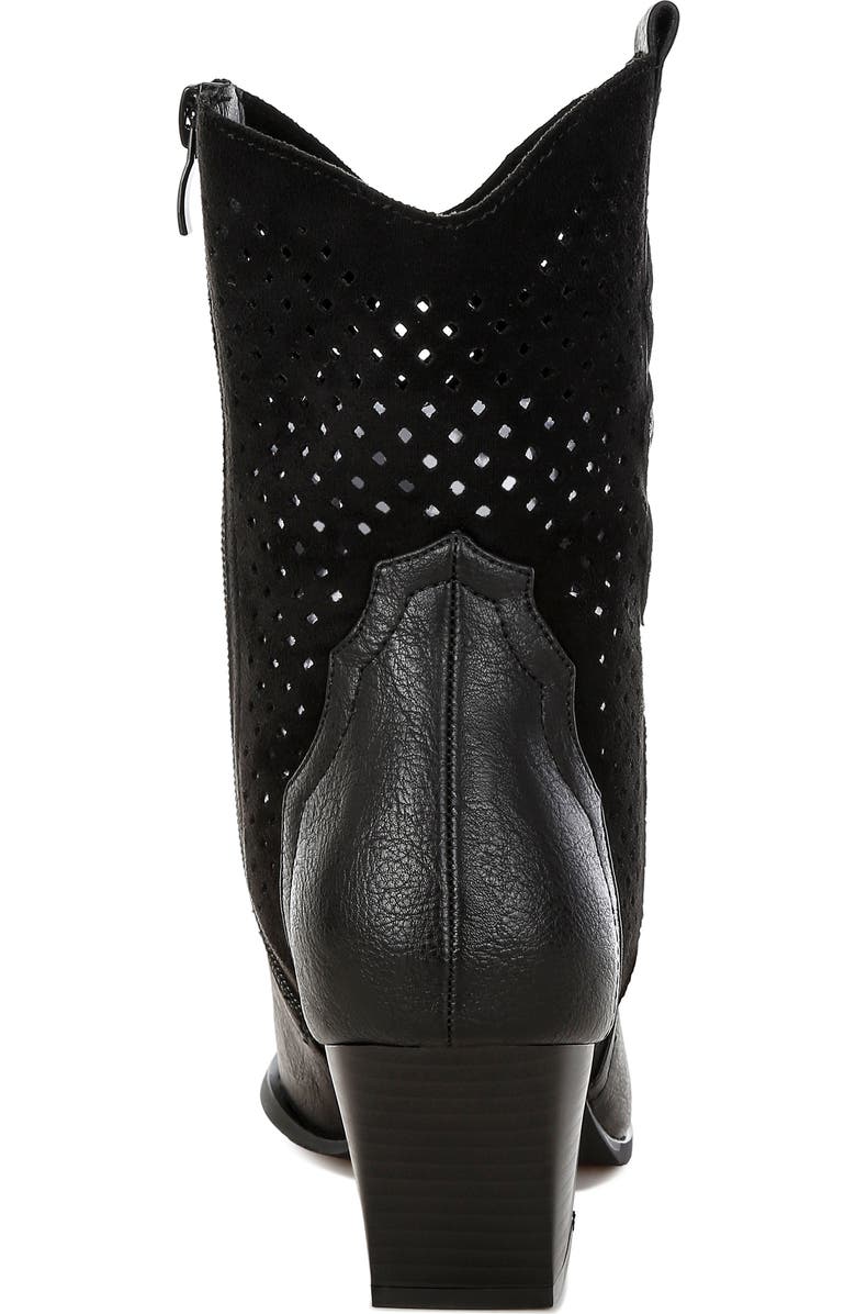 LONDON RAG Lomela Perforated Block Heel Boot, Alternate, color,