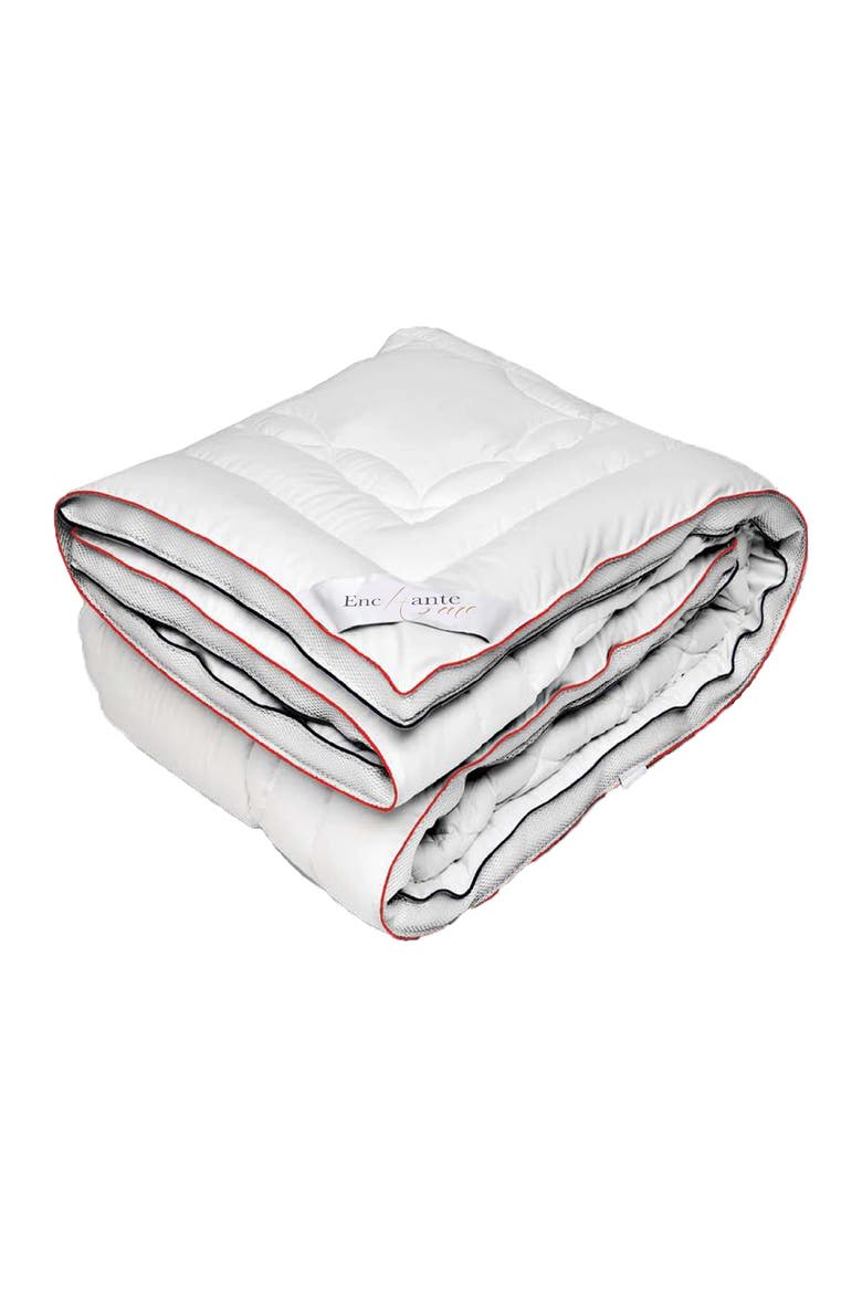 Down Alternative Queen Size Climate Comforter - White, Main, color, WHITE