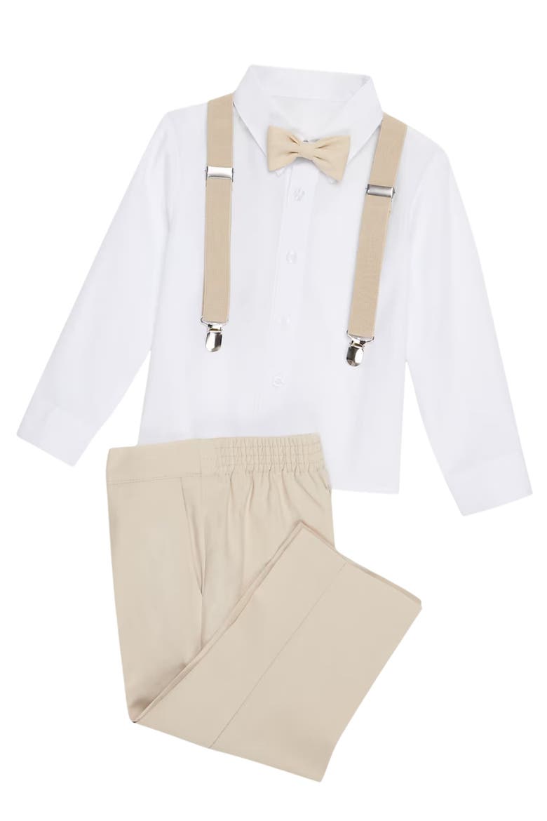 Kids' Barn Safari Wedding 4-Piece Linen Set, Main, color, Sand