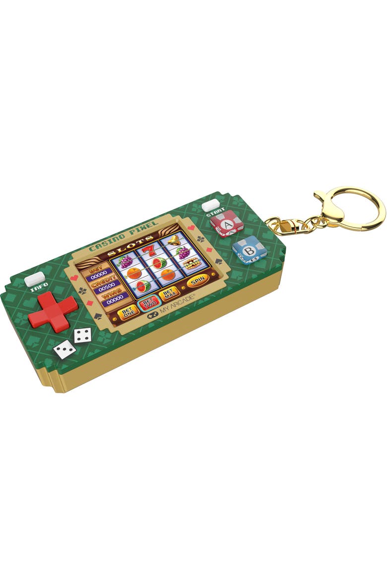 Myarcade Dgun3947 Casino Pixel Pocket Pro Handheld, Alternate, color, Multicolor
