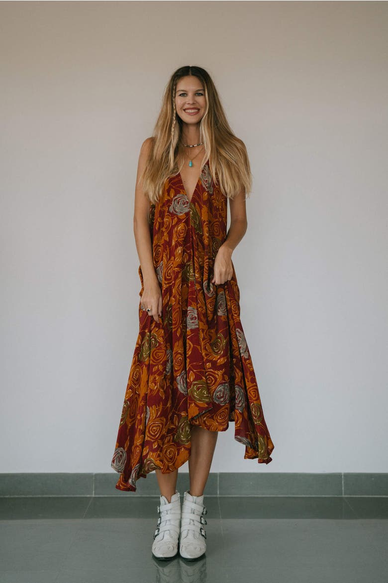 Classic Silk Dress Jazz, Alternate, color, Brick Rose