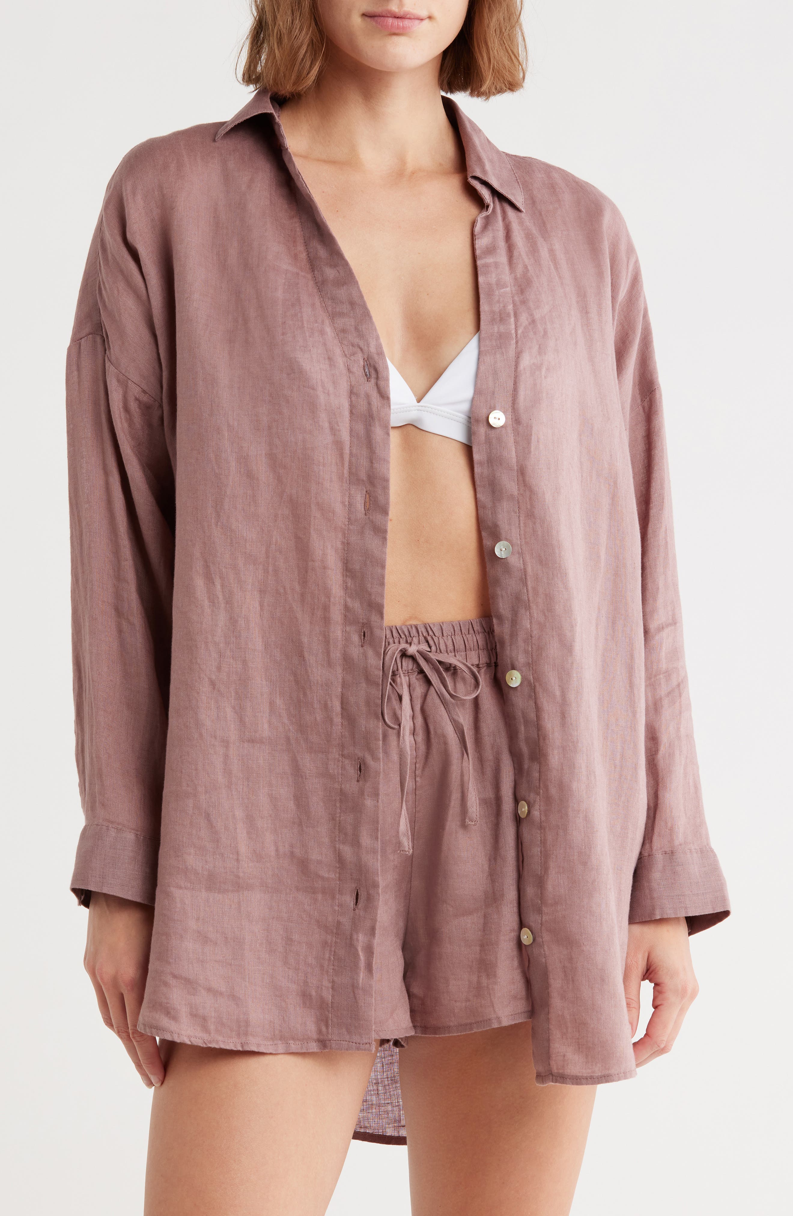 LSPACE Rio Linen Cover-Up Tunic