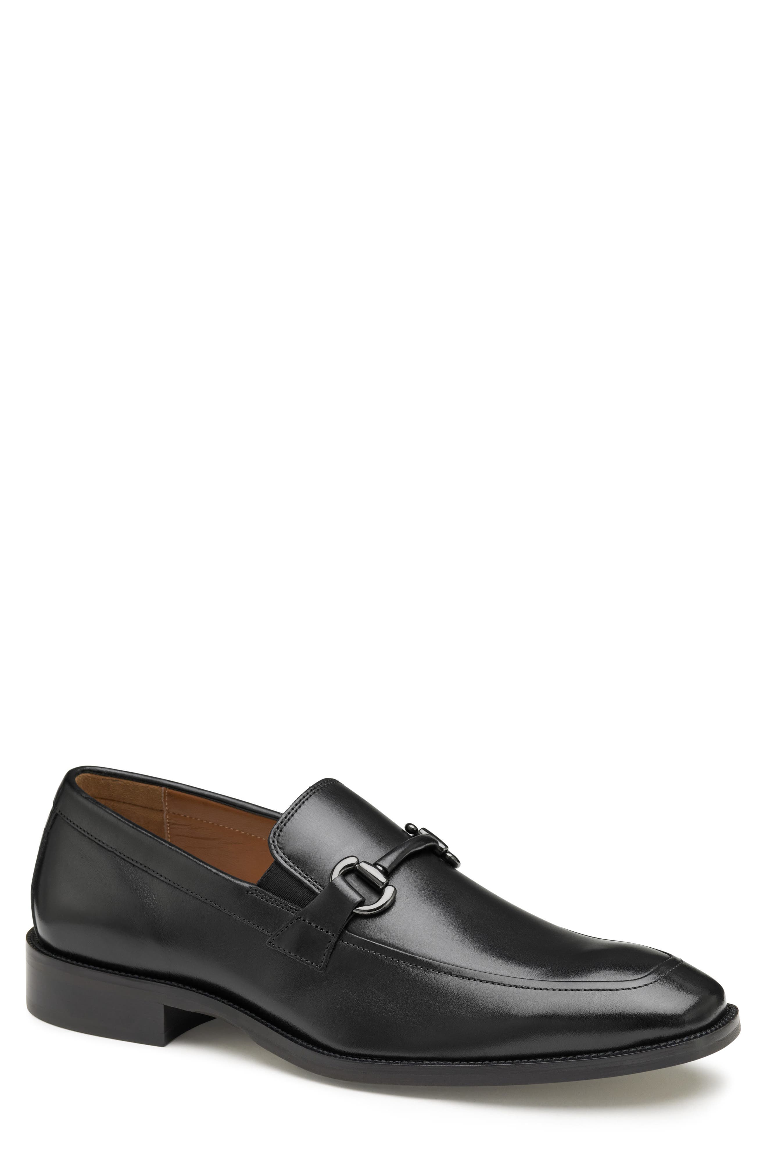 Johnston & Murphy Everett Bit Loafer, Main, color, Black
