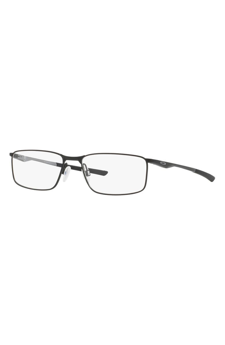 Oakley Socket 5.0 55mm Rectangular Optical Glasses, Alternate, color, Black