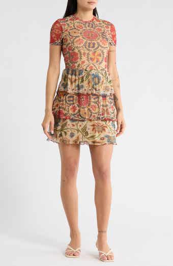 Desigual Print Short Sleeve Minidress