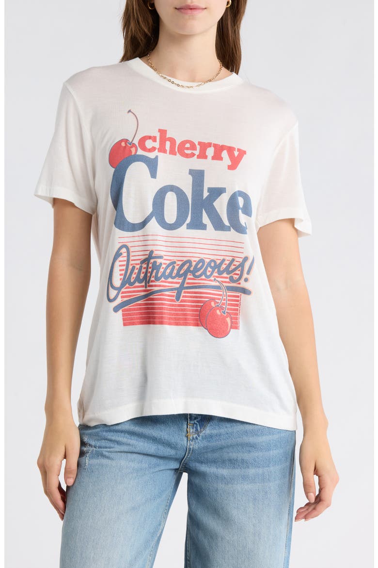 Outrageous Cherry Coke T-Shirt, Main, color, VINTAGE WHITE