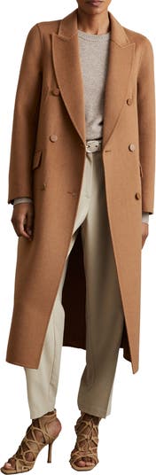 Reiss Maeve Wool Blend Double Breasted Coat | Nordstromrack