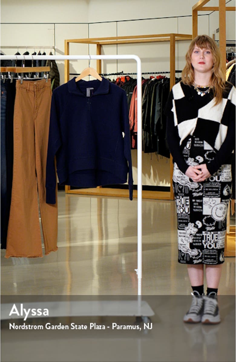 Revive Rib Trim Half-Zip Pullover, sales video thumbnail