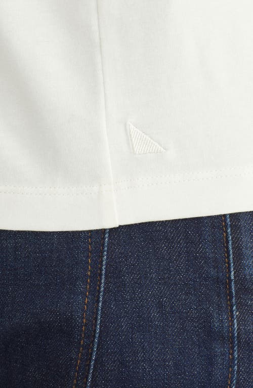 Untuckit Ecosoft Short Sleeve Henley In White
