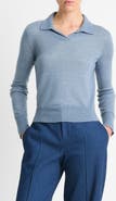 Vince Wool Blend Polo Sweater