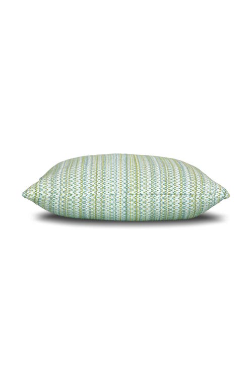 Elaine Smith Kaleidoscope Chenille Micro Check Indoor & Outdoor Woven Accent Pillow