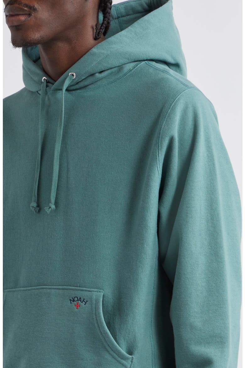 Classic Cotton Fleece Hoodie, Alternate, color, JUNGLE GREEN