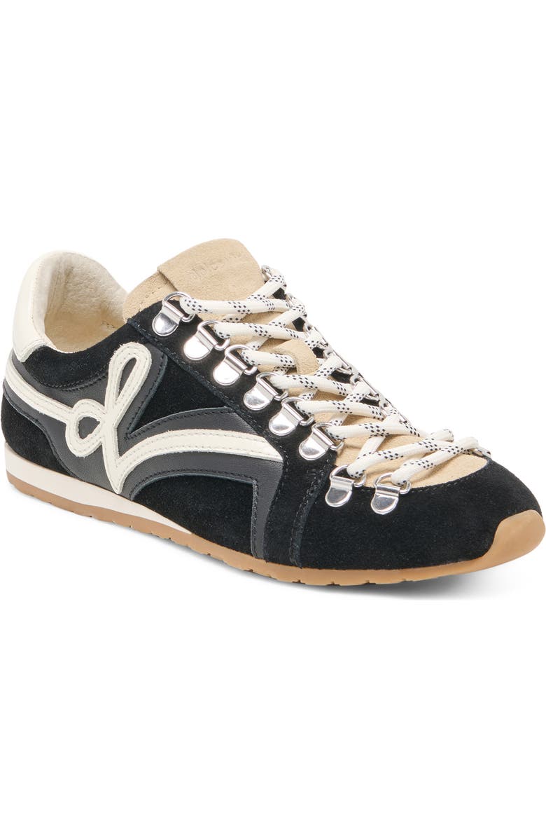 Dolce Vita Deacon Sneaker, Main, color, Black/White Suede