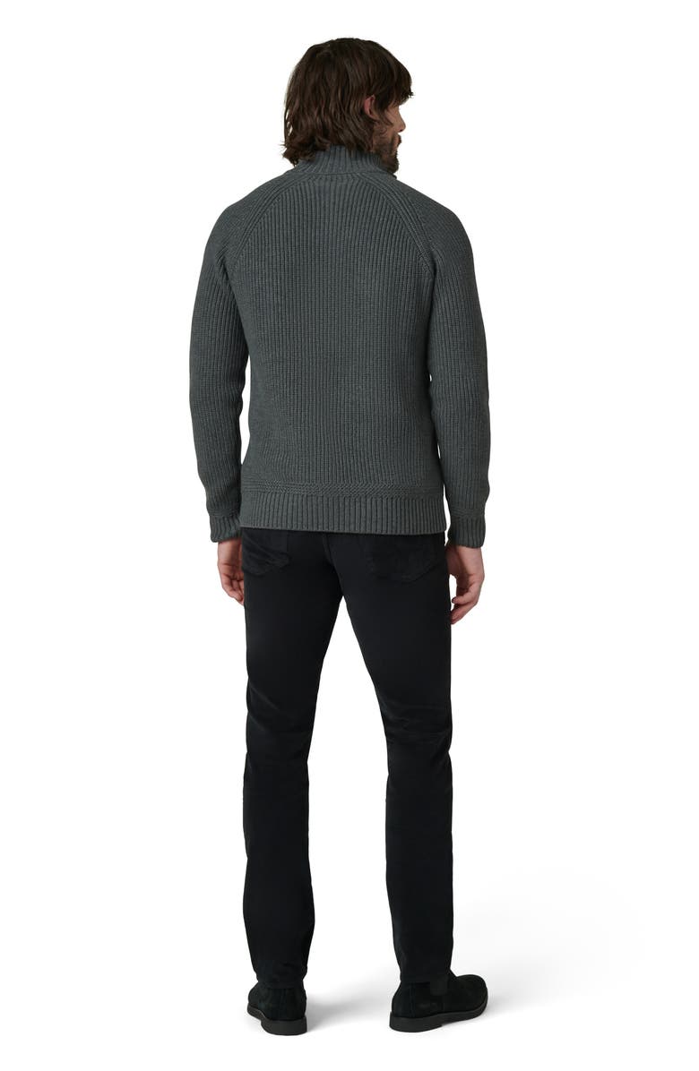 Joe's Archie Quarter Zip Sweater, Alternate, color, Charcoal