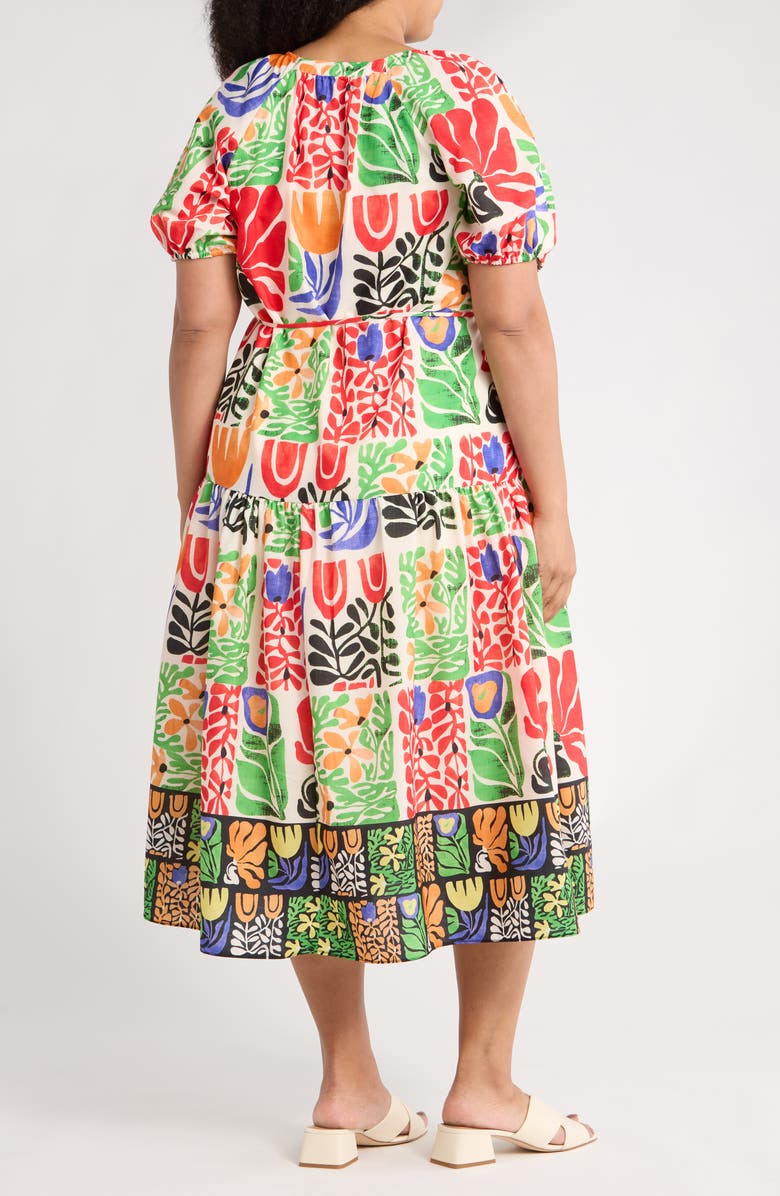 Julia Jordan Puff Sleeve Maxi Dress, Alternate, color,