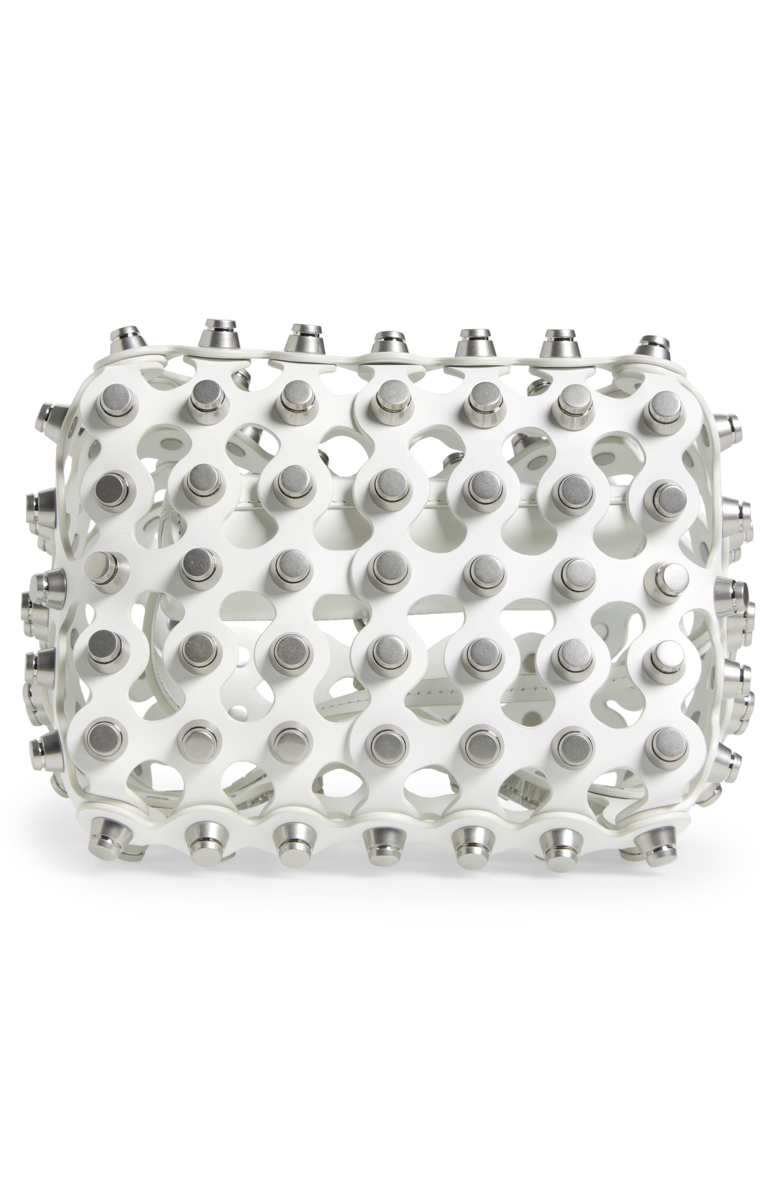 Alexander Wang Small Rex Studded Leather Handbag, Alternate, color, 