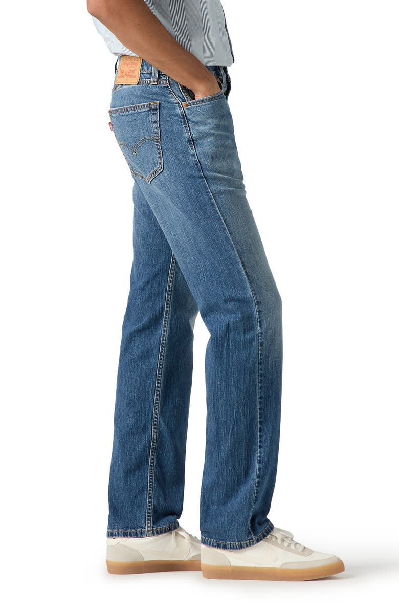 Levi's 505<sup>™</sup> Relaxed Straight Leg Jeans, Alternate, color, Best Season Ltwt