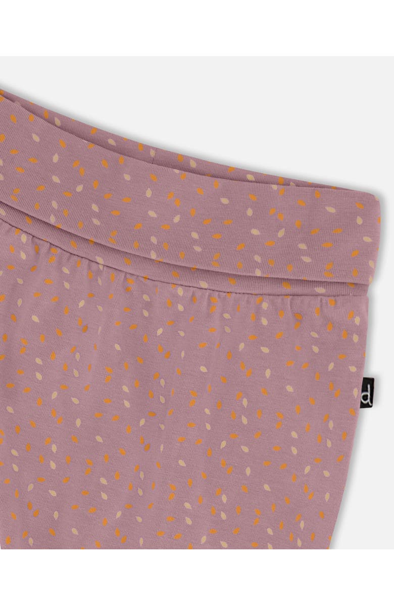 Deux par Deux Baby Girl's Organic Cotton Evolutive Pant Printed Pear Seeds, Alternate, color,