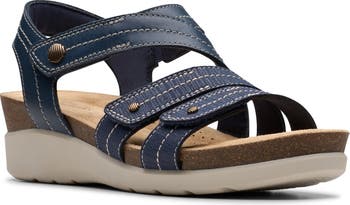 Clarks® Calenne Clara Wedge Sandal (Women) Nordstromrack