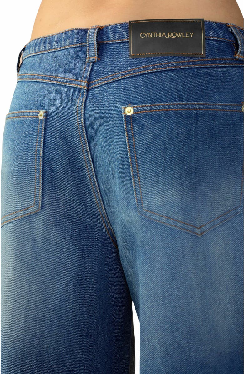 Cynthia Rowley Tommy Denim Capri, Alternate, color, 