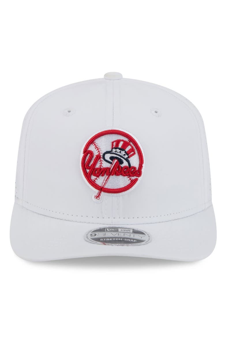 New Era Men's New Era  White New York Yankees 2025 Spring Training 9SEVENTY COOLERA Stretch-Snap Hat, Alternate, color, 