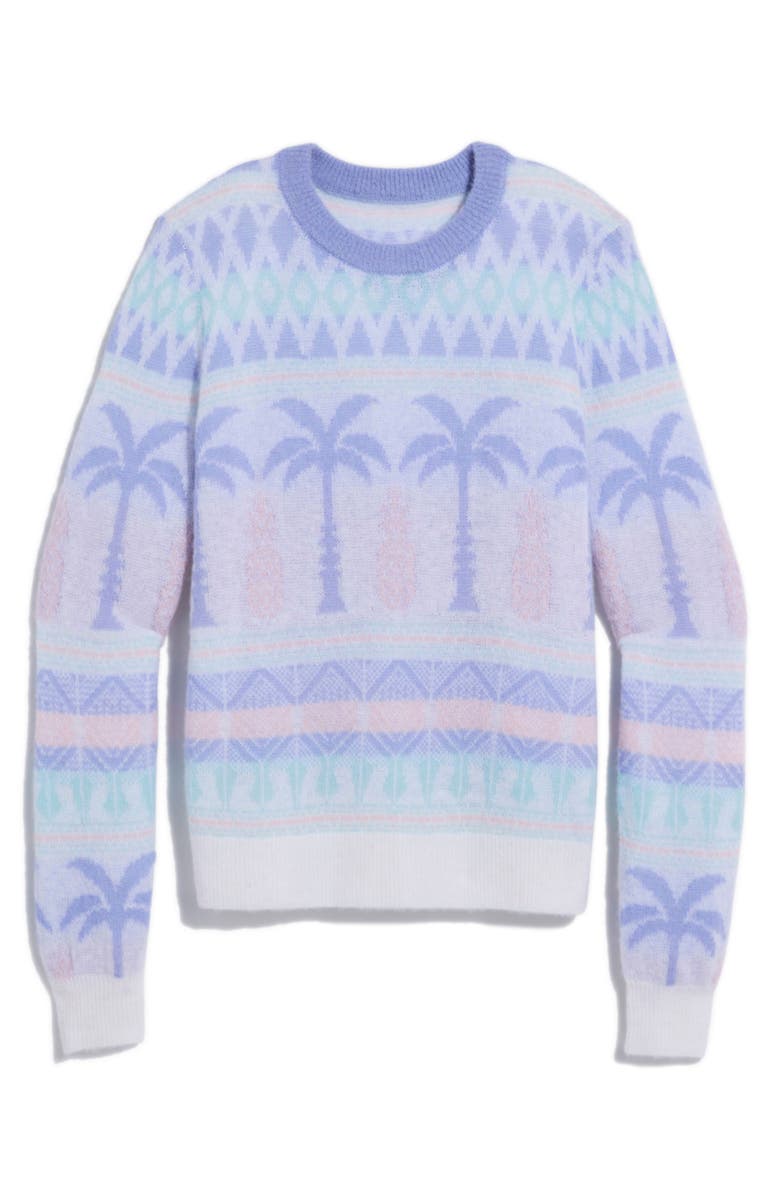 vineyard vines Fair Isle Sweater Alpaca & Merino Wool Blend Sweater, Alternate, color, 