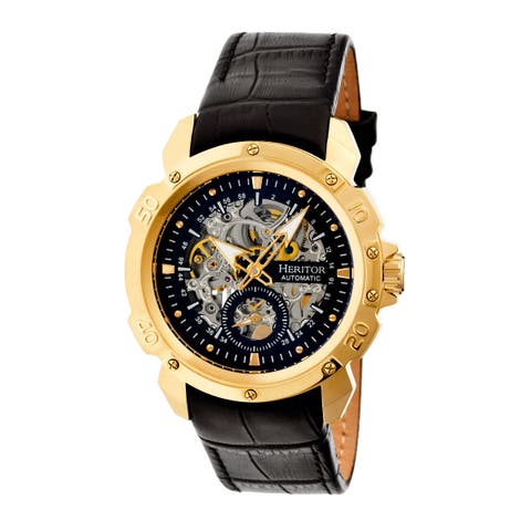 HERITOR Hr5105 Cahill メンズウォッチ Amazon.co.jp: Heritor 自動 Hr5105 Cahill メンズウォッチ