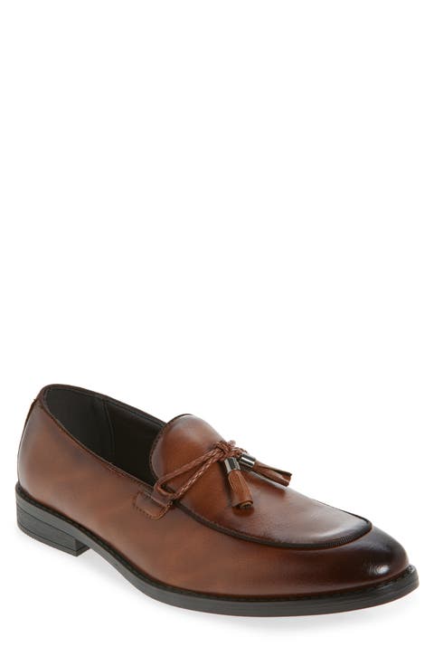 Tassel Faux Leather Loafer (Men)