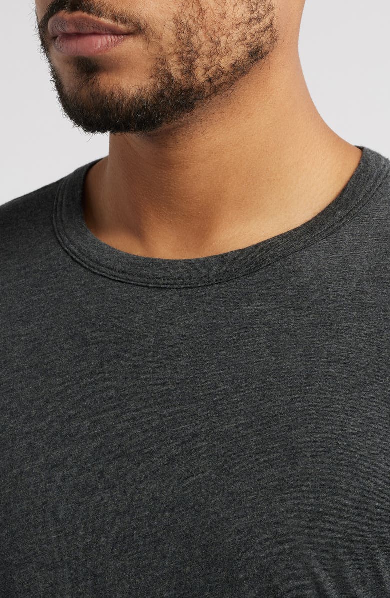 Faherty Cloud Reversible Crewneck T-Shirt, Alternate, color, Charcoal Heather