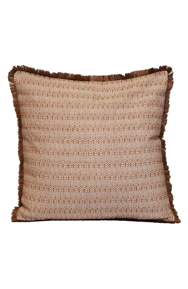 PARKLAND COLLECTION Cross Weave Square Accent Pillow, Main, color, 