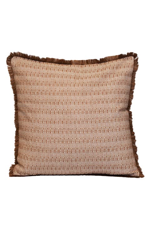 Cross Weave Square Accent Pillow