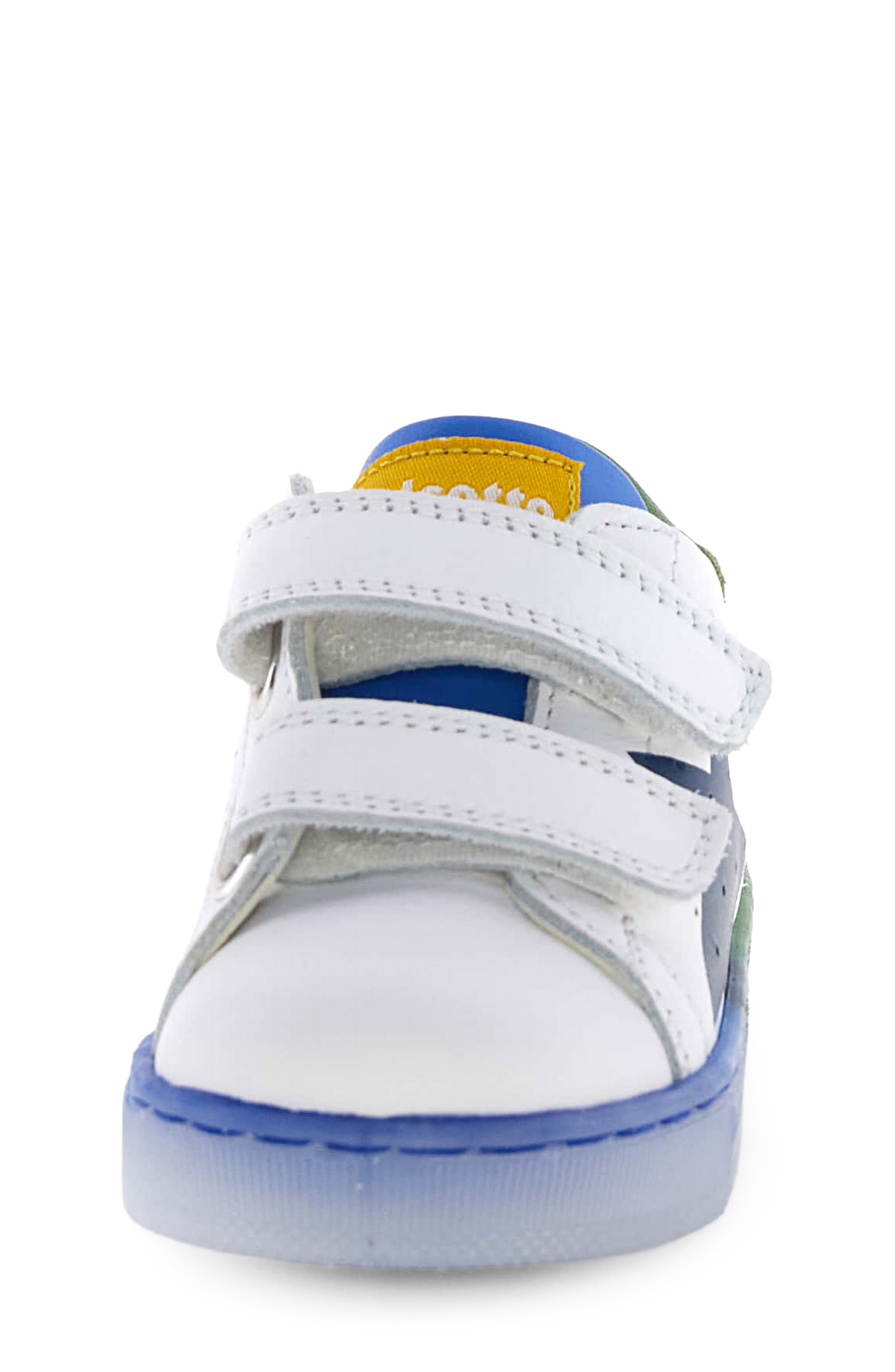 Naturino Kids' Falcotto Salazar 3 VL Sneaker, Alternate, color, White/ Blue/ Green