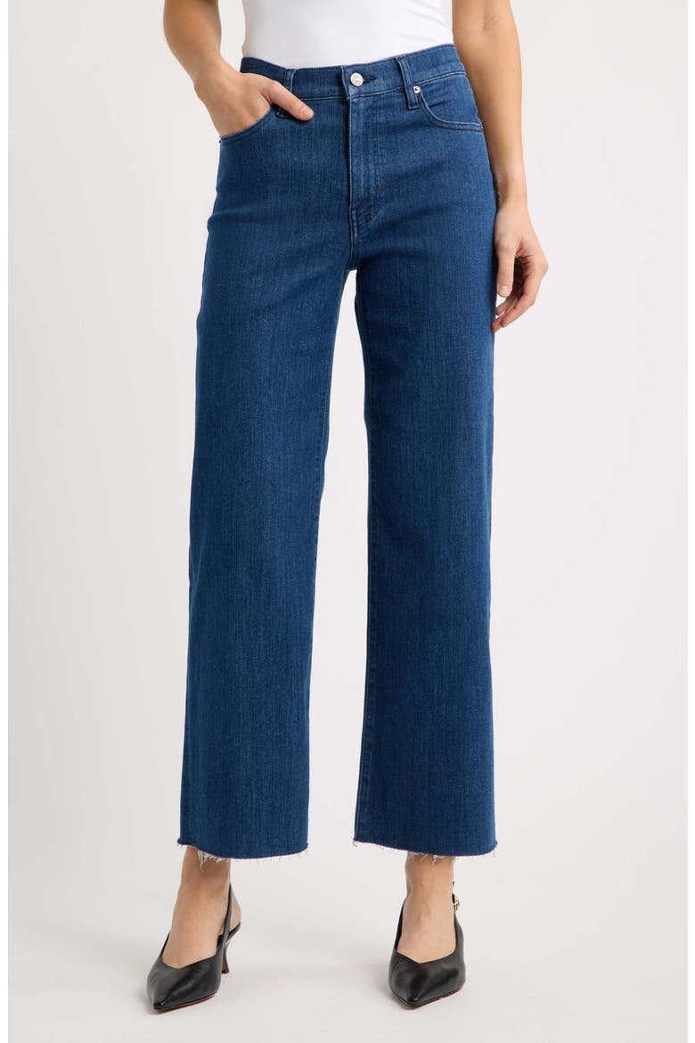 The Mellow High Waist Straight Leg Jeans, Main, color, ARTIC RAW AFTER