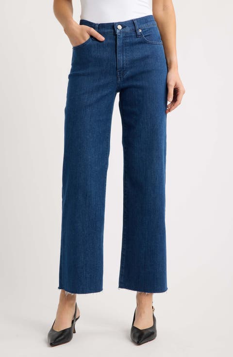 The Mellow High Waist Straight Leg Jeans