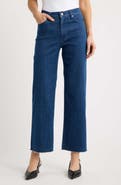 FRAME The Mellow High Waist Straight Leg Jeans