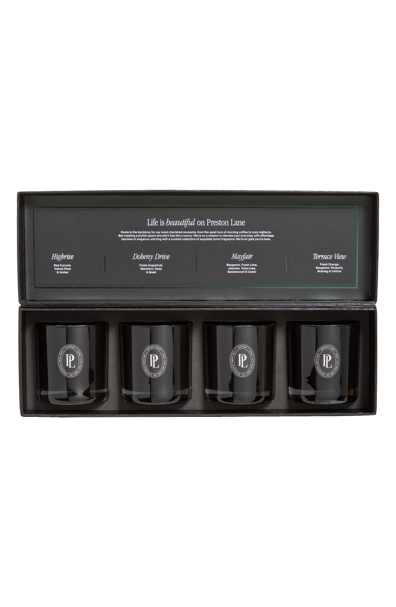 Preston Lane Complete Candle Giftbox Set $135 Value - All