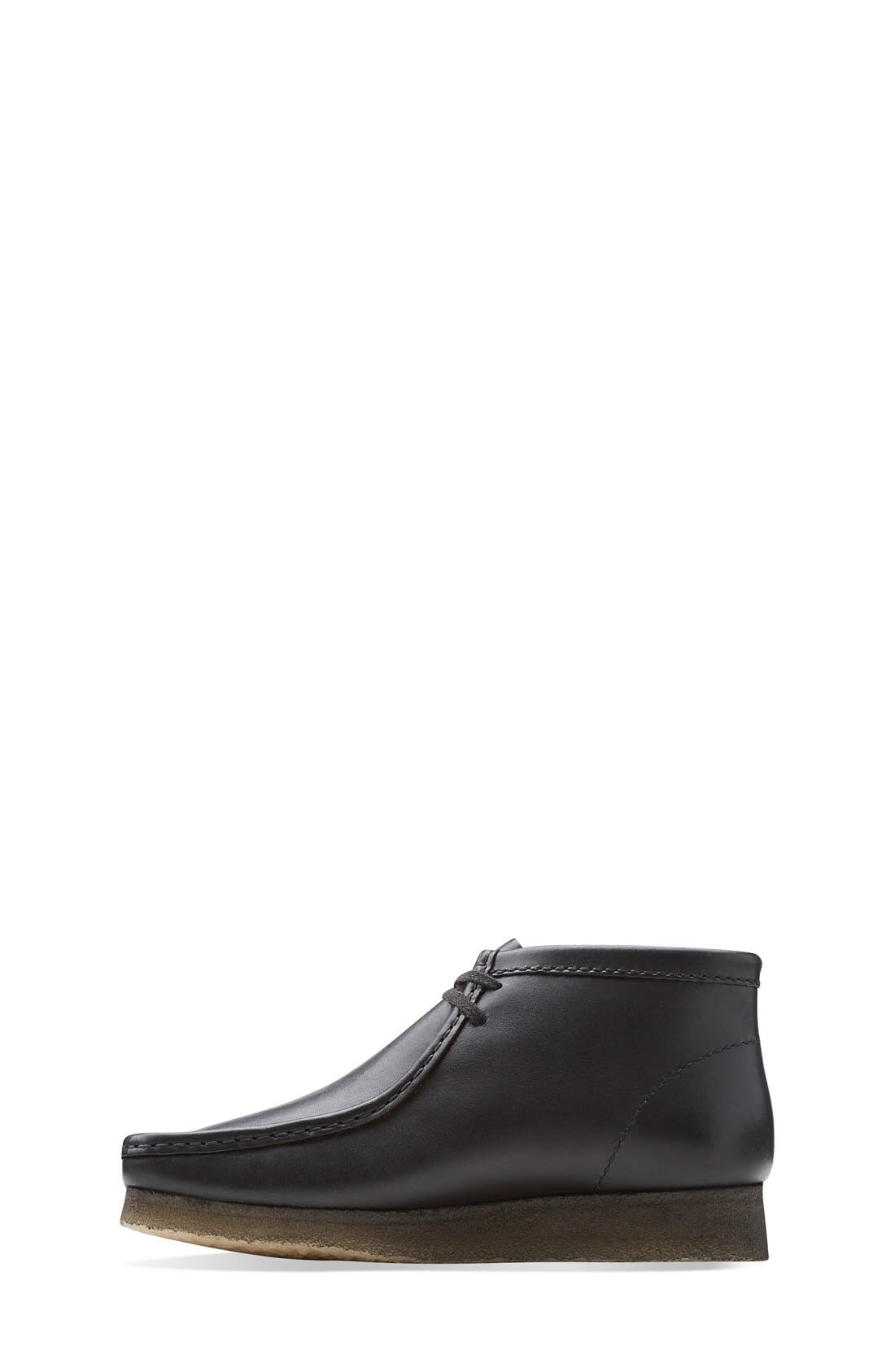 Clarks<sup>®</sup> Originals Wallabee Boot, Alternate, color, Black