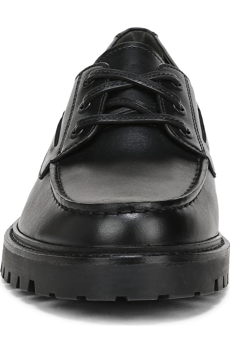 Vince Dillon Lugged Moc Toe Boat Shoe, Alternate, color, Black